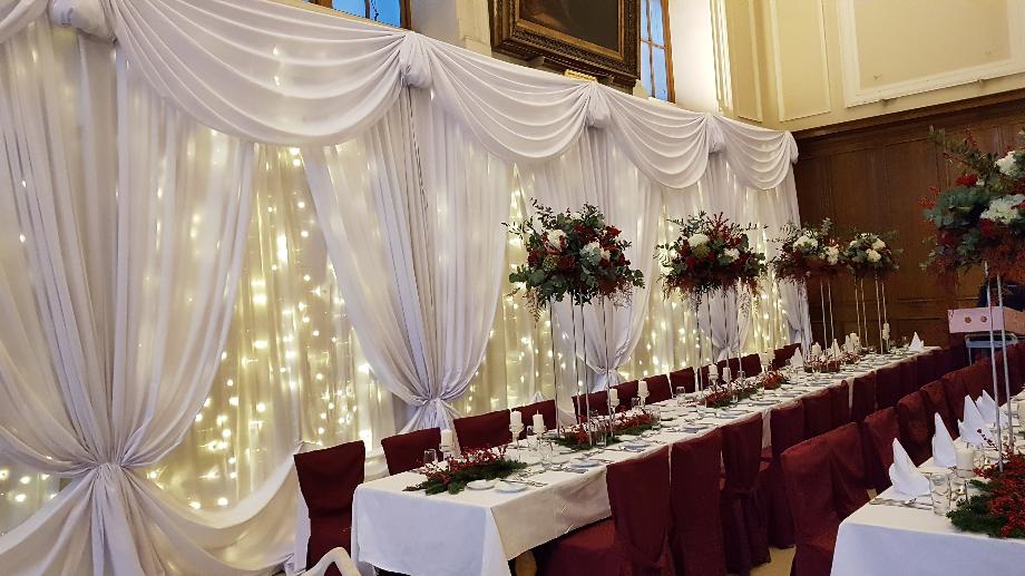 Full Room Draping at Tinity College Dublin
